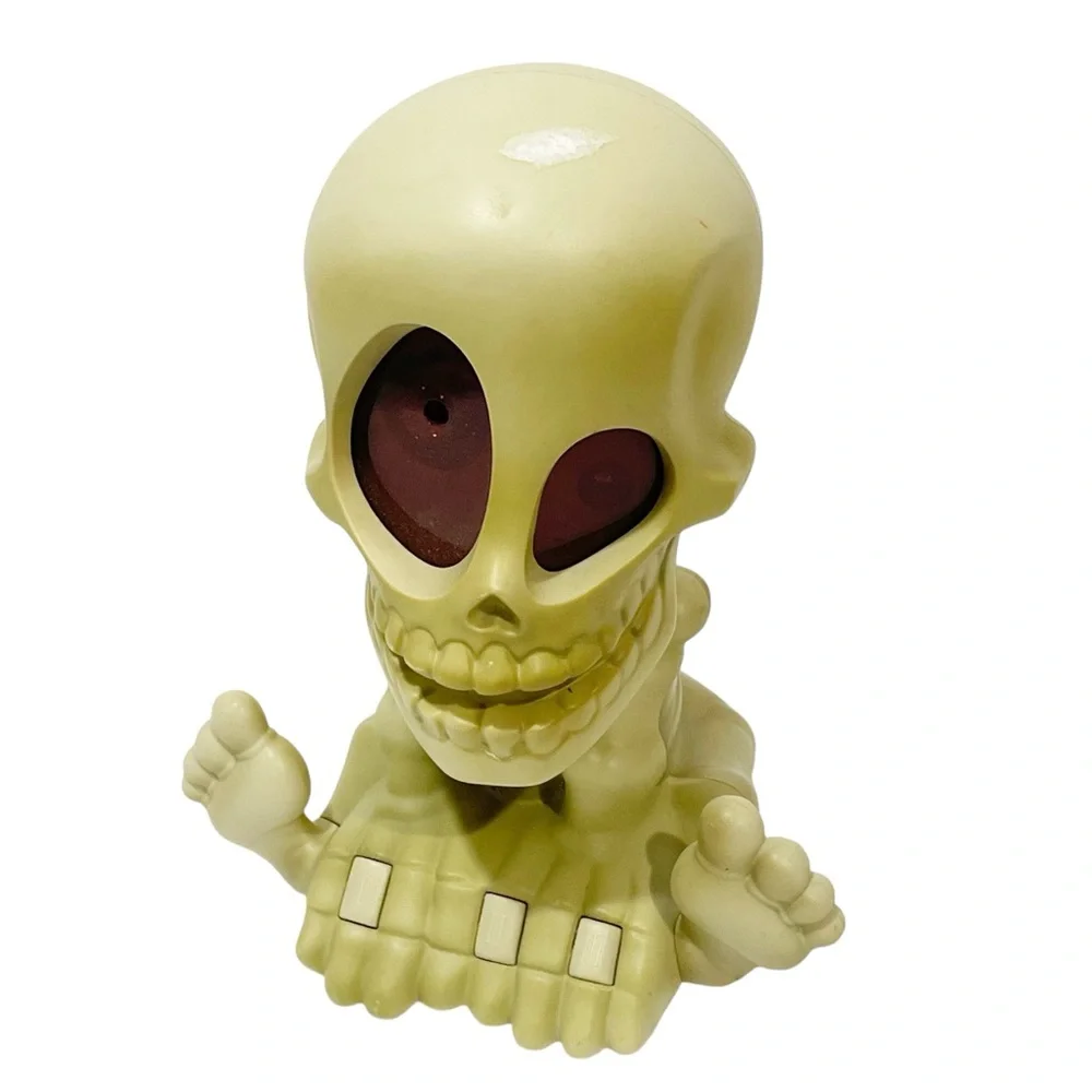 Skeleton‎ Halloween Decor Projector Swiveling Head Fotorama De Mexico 7